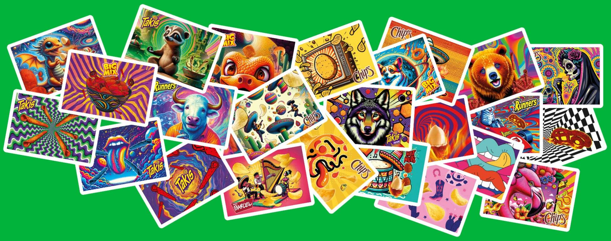 Busca los 25 stickers coleccionables